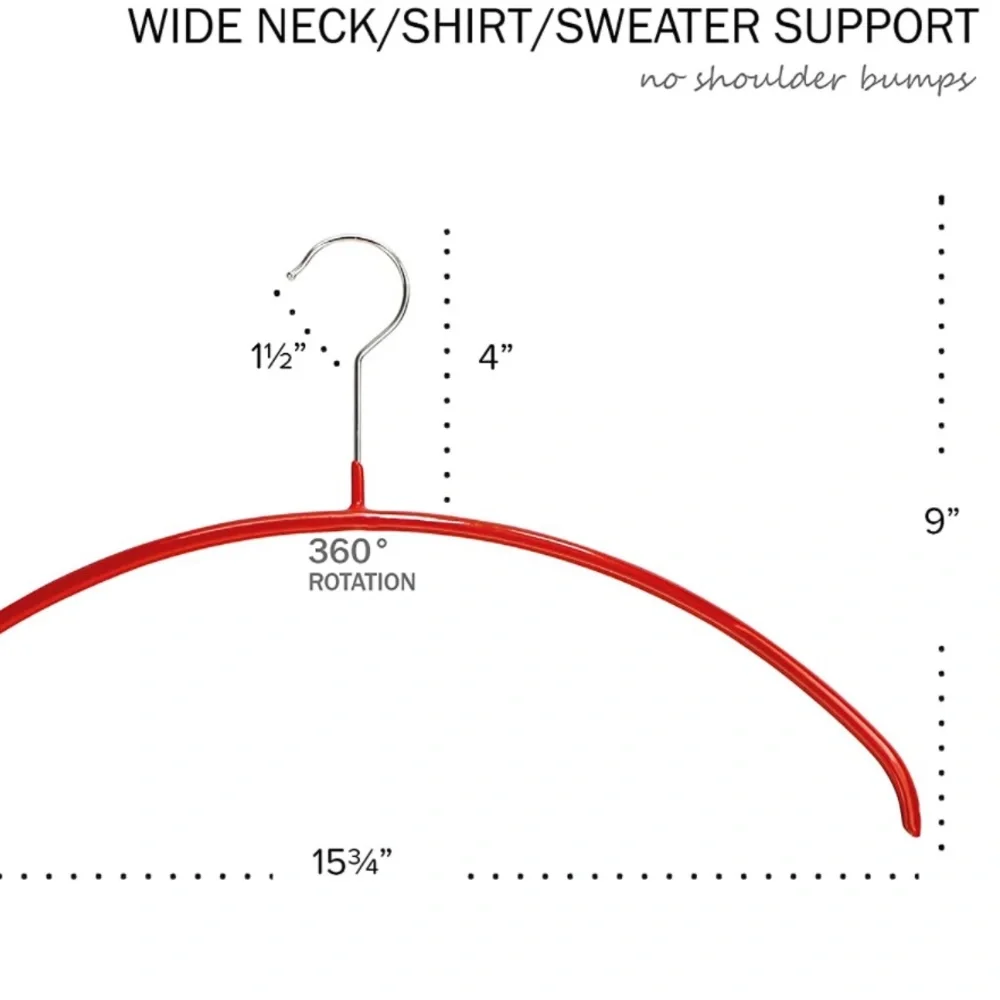 Non-Slip Space Saving Clothes Hanger for Shirts & Dresses